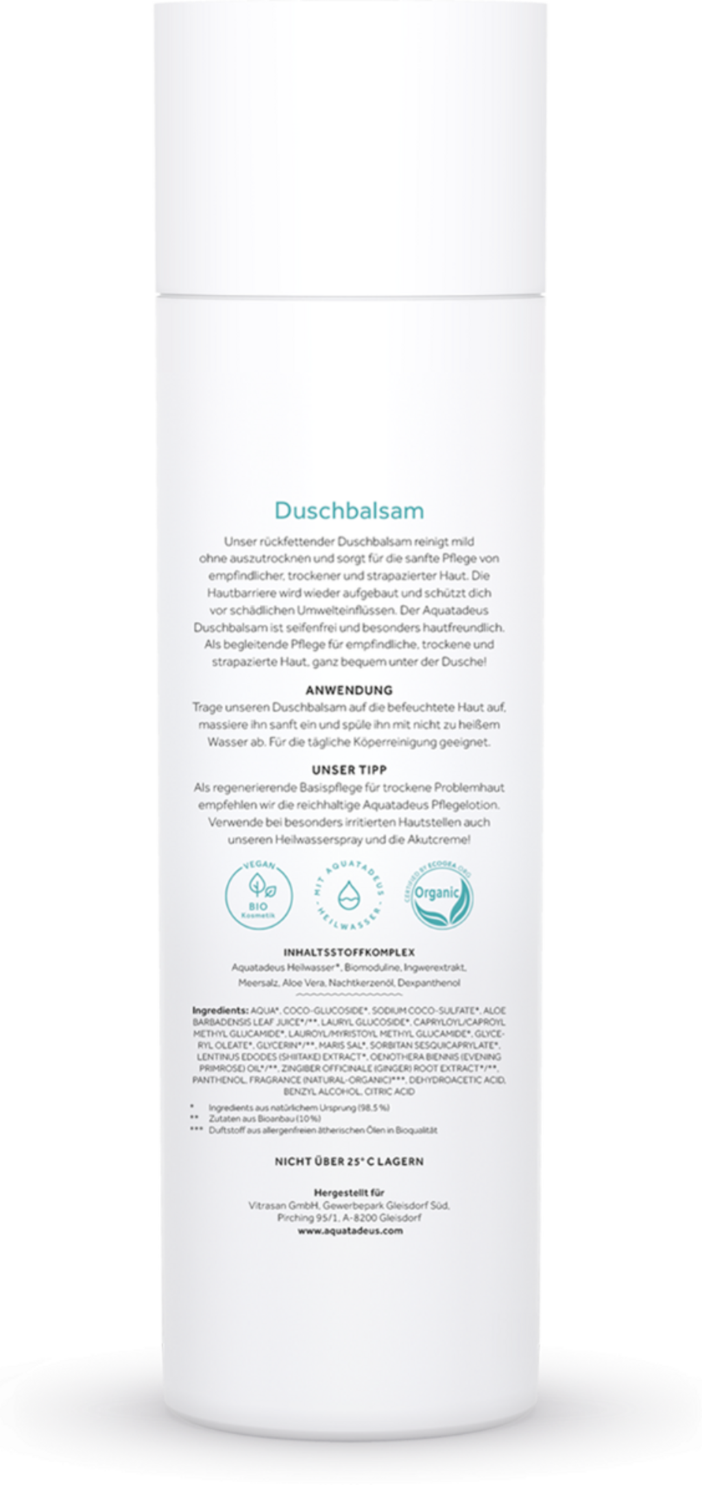 Aquatadeus a fresh start Duschbalsam - 200 ml