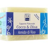 TEA Natura Kokosovo-olivové mydlo s ryžovým škrobom