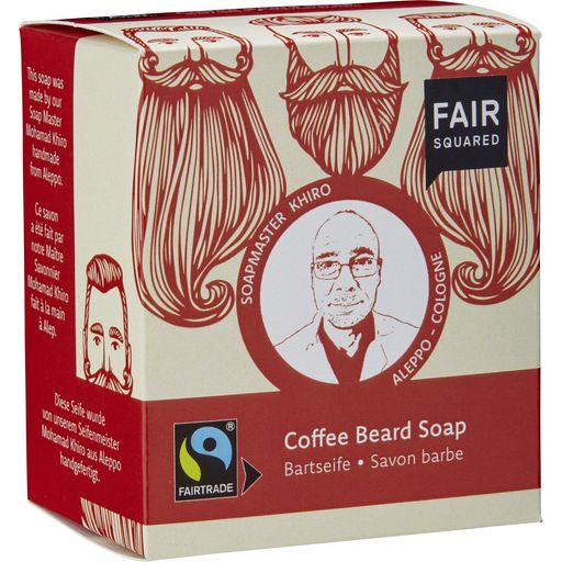 FAIR SQUARED Beard Soap Coffee - 160 g