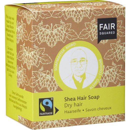 FAIR SQUARED Mydło do włosów Shea - 160 g