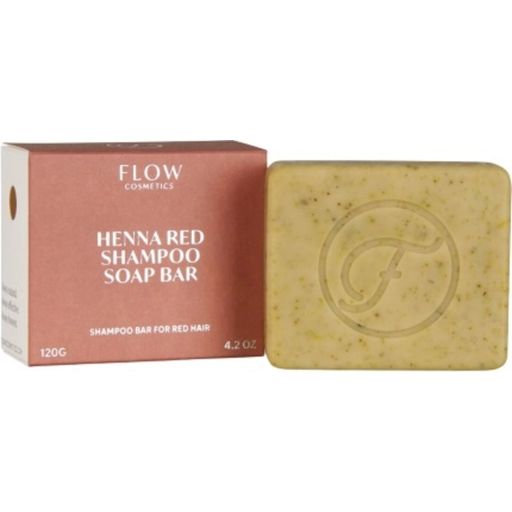 FLOW cosmetics Red Henna Shampoo Soap Bar - 120 g
