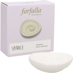 farfalla Spiral Fragrance Stone, glazed base