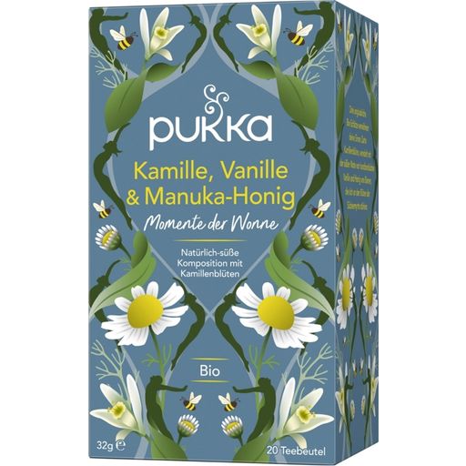 Kamille, Vanille & Manuka-Honig Bio-Kräutertee - 20 Stk