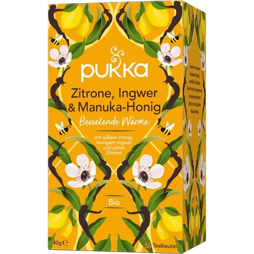 Lemon, Ginger & Manuka Honey Organic Herbal Tea - 20 szt.