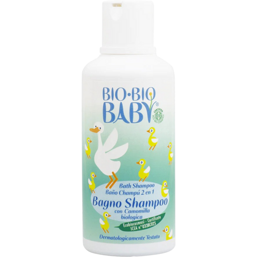 Bio Bio Baby 2in1 Добавка за вана и шампоан Лайка - 500 мл