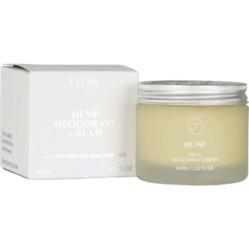 FLOW Crème Déodorante au Chanvre - 60 ml