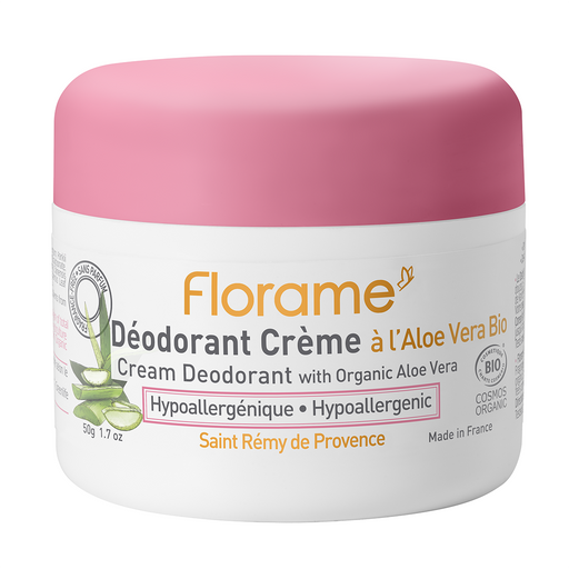Florame Cream Deodorant with Organic Aloe Vera