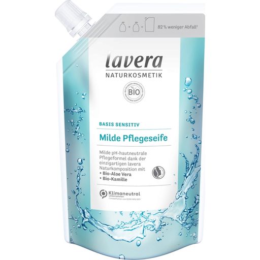 Lavera Ošetrujúce mydlo Basis Sensitiv - Náplň 500 ml