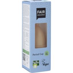 FAIR SQUARED Period Cup - Size XL Natural Colour 