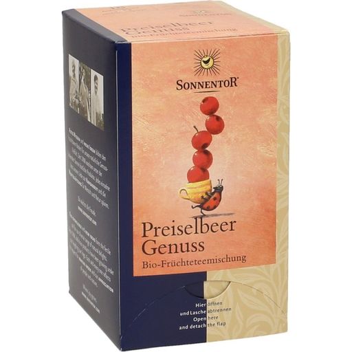 Sonnentor Brusnicový pôžitok - 50,4 g (18 čajových vreciek)
