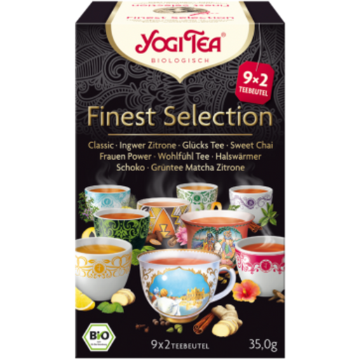Yogi Tea Sada bio čajov Finest Selection - 18 čajových vrecúšok
