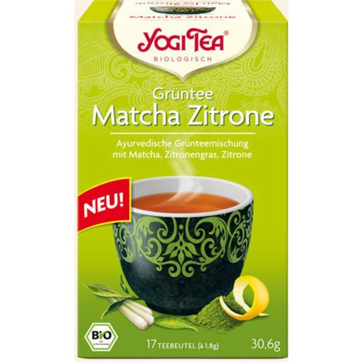 Yogi Tea Ekologiskt Te Grönt Te Matcha Citron - 17 Påsar
