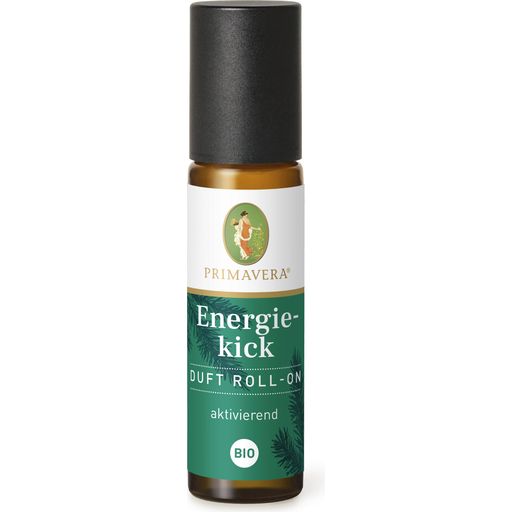 Organiczny roll-on aromaterapeutyczny „Więcej energii” - 10 ml