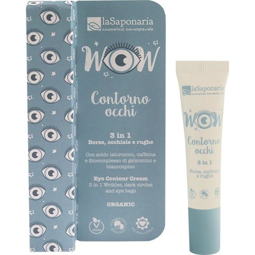 La Saponaria WOW 3in1 silmänympärysvoide - 15 ml