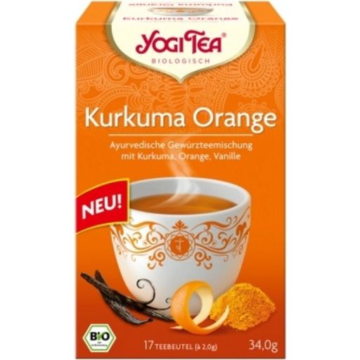 Yogi Tea Kurkuma-appelsiini, luomu - 17 pussi
