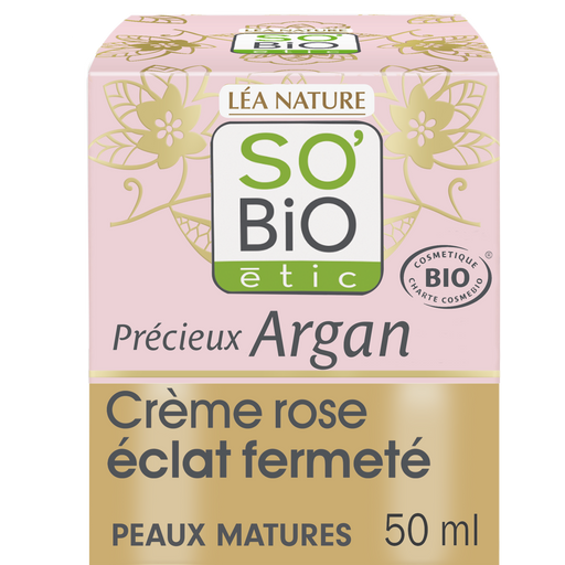 Crème Rose Eclat Fermeté - Précieux Argan - 50 ml