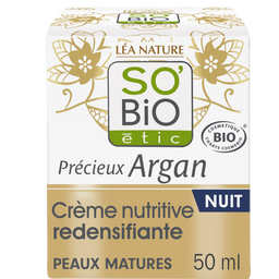 Crème Nutritive Redensifiante Nuit - Précieux Argan - 50 ml