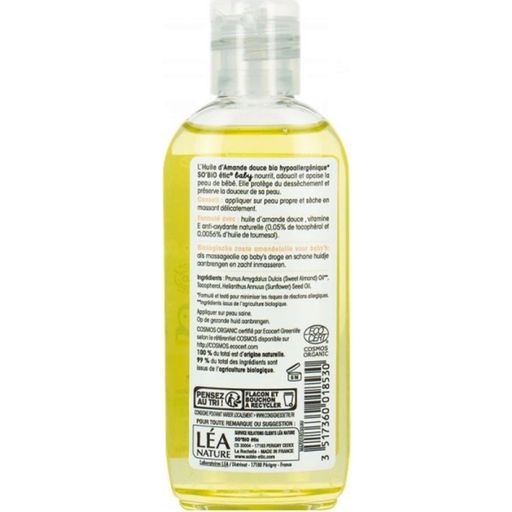 LÉA NATURE SO BiO étic Detský sladký mandľový olej - 100 ml