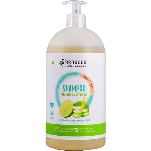 Benecos Family Size Freshness Adventure Shampoo - 950 ml