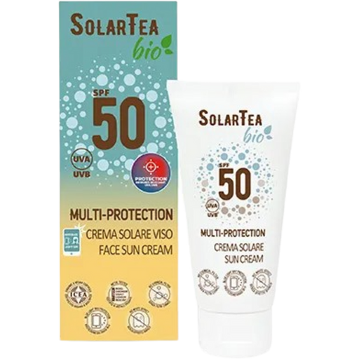Crème Solaire Multi-Protection Visage SPF 50 SolarTea - 50 ml
