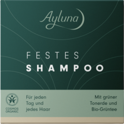 Vaste Shampoo Groene Klei en Biologische Groene Thee - 60 g