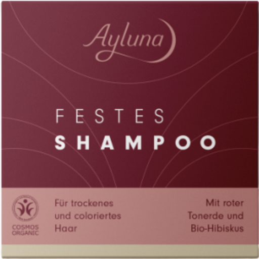 Vaste Shampoo Rode Klei en Biologische Hibiscus - 60 g