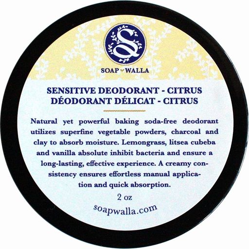 Soapwalla Dezodorant w kremie Sensitive - Citrus