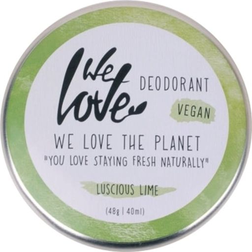 We Love The Planet Luscious Lime Deodorant - Deodorant Cream 