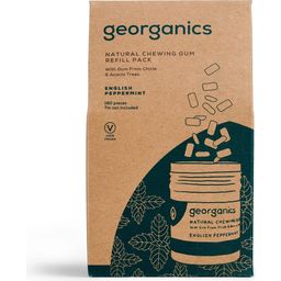 georganics Natural Chewing Gum English Peppermint