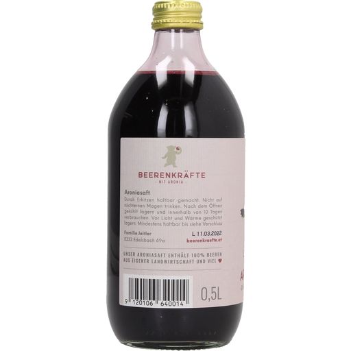 Beerenkräfte Organic Aronia Juice - 500 ml