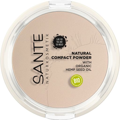 SANTE Natural Compact Powder - 01 Cool Ivory