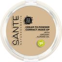 SANTE Naturkosmetik Compact Make-Up - 01 Cool Ivory