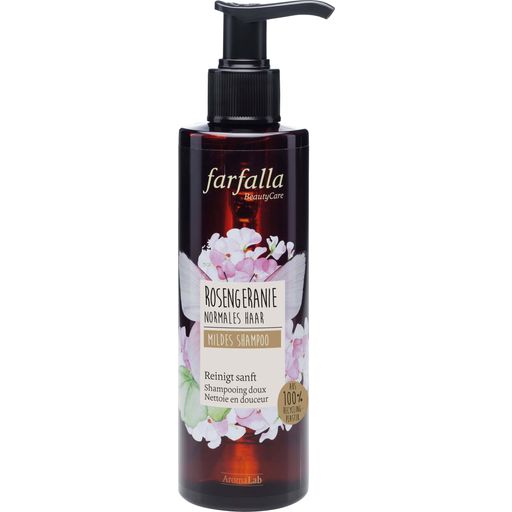farfalla Jemný šampón s ružovou gerániou - 200 ml