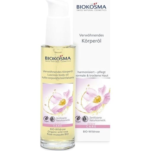 BIOKOSMA Luscious Body Oil with Organic Wild Rose - 100 ml