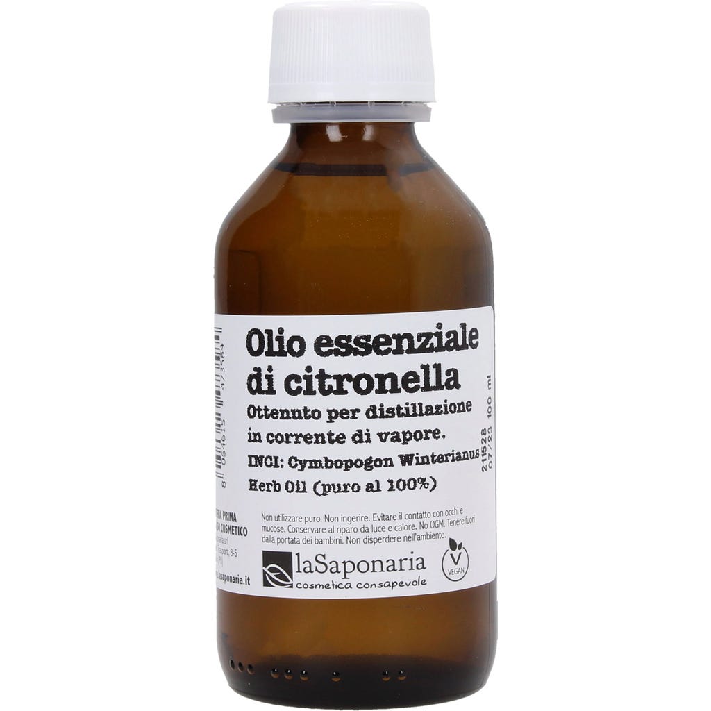 La Saponaria Huile de Citronnelle, 100 ml - Boutique en ligne Ecco Verde