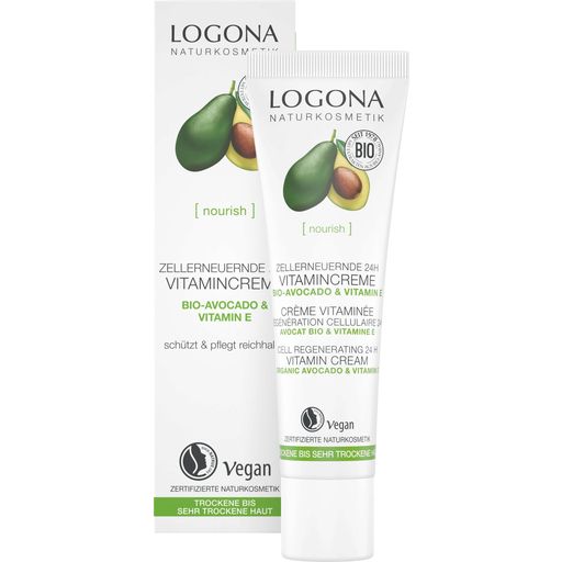 LOGONA nourish Cell Renewing 24h Vitamin Cream - 30 ml