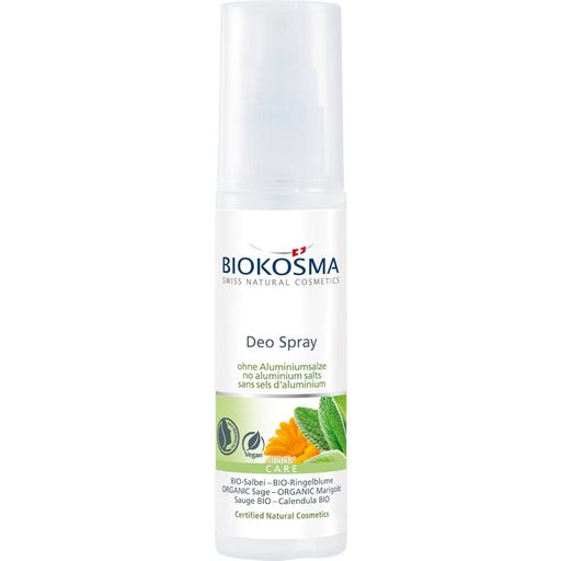 BIOKOSMA Déo Spray Sauge Bio & Calendula Bio - 75 ml