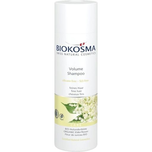 BIOKOSMA Volume Shampoo organisk fläder - 200 ml