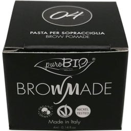 puroBIO Cosmetics BrowMade Brow Pomade - 04 Carbon