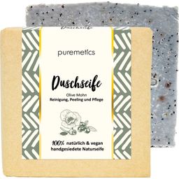 puremetics Shower Soap Olive Poppy Seed