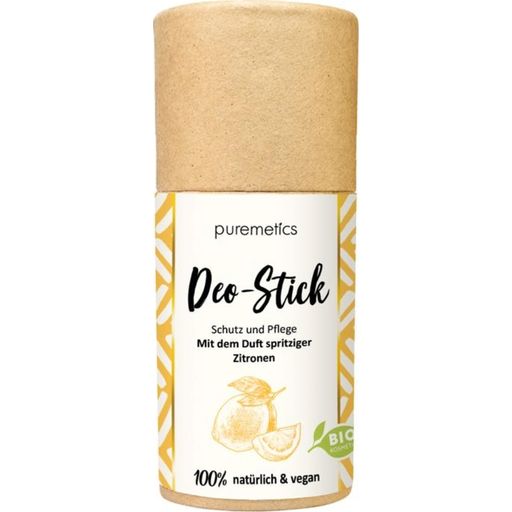puremetics Lemon Deodorant Stick - 50 g