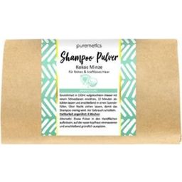 puremetics Shampoing en Poudre Coco Menthe - 50 g