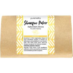 puremetics Shampoo Pulver Hafermilch Zitrone