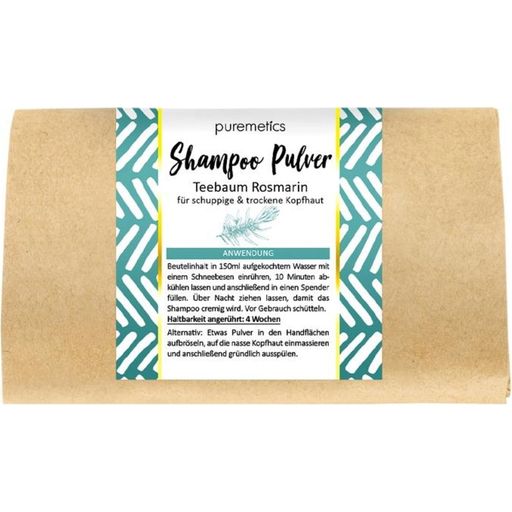 puremetics Rosmariini & Teepuu shampoojauhe - 50 g