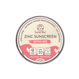 Zinc Sunscreen Gesicht & Sport Retro Red SPF 30 - 15 g