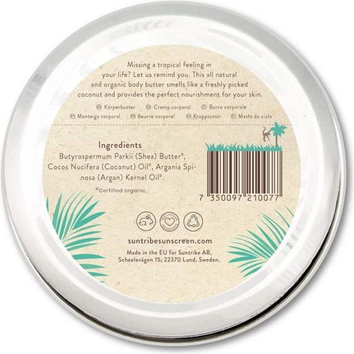 Suntribe Organic Coconut & Argan Body Butter - 150 ml