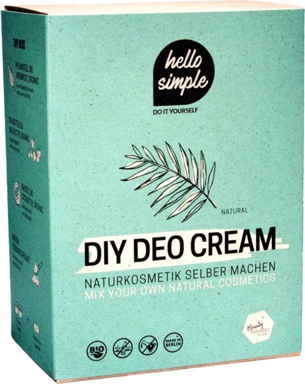 hello simple DIY Deocreme Box - Natural (ohne Duft)