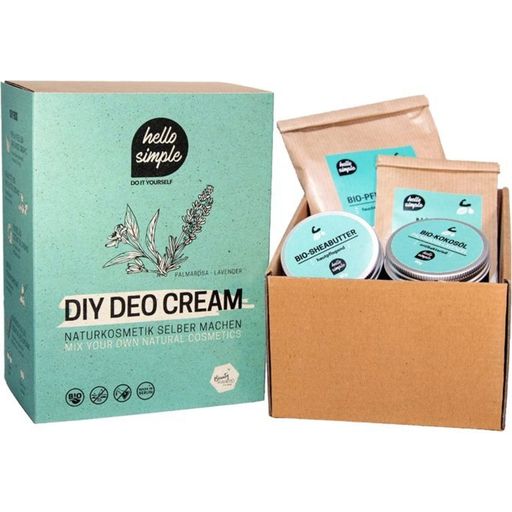 hello simple DIY Deodorant Cream Box - palmarosa-levanduľa