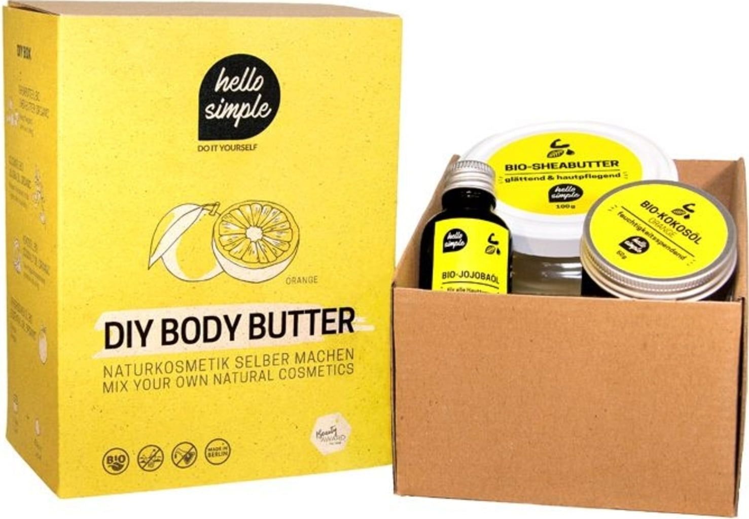 hello simple DIY Body Butter Box - Orange