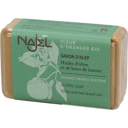 Najel Aleppo-Seife mit Orangenblüte - 100 g